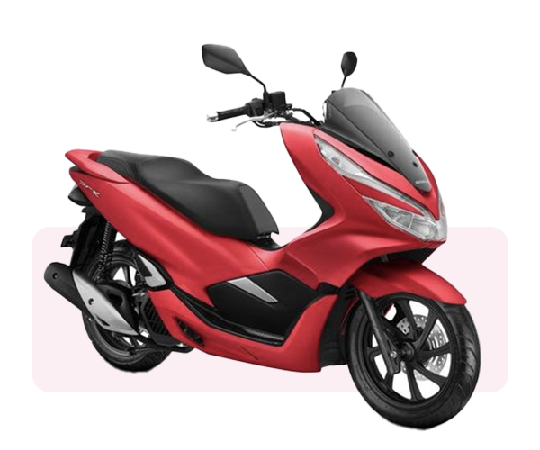 Motor Bike Rentals, Honda PCX 160 (2020), best driver and best tour in Bali - Duniabooking