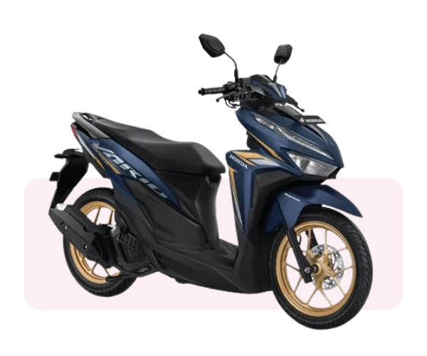 Motor Bike Rentals, Honda Vario 125 (2022), best driver and best tour in Bali - Duniabooking